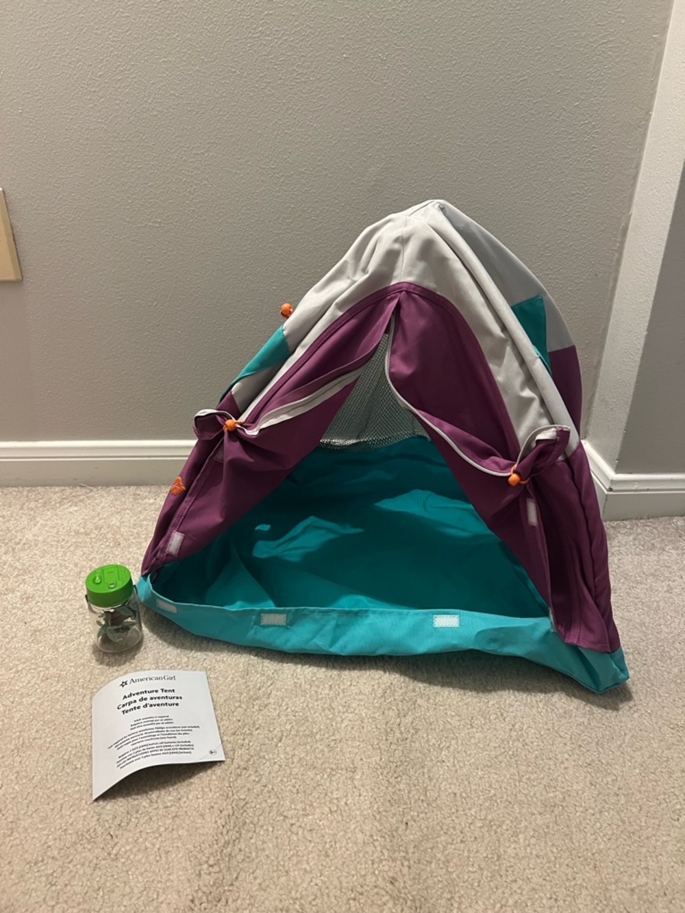 American Girl Truly Me Adventure Tent and Lantern Set Retired